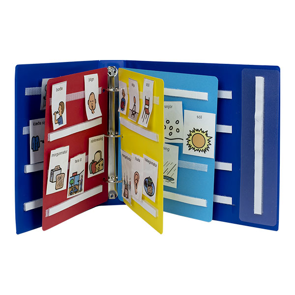 PECS mappa með þremur millispjöldum A5 PECS mappa með þremur millispjöldum A5